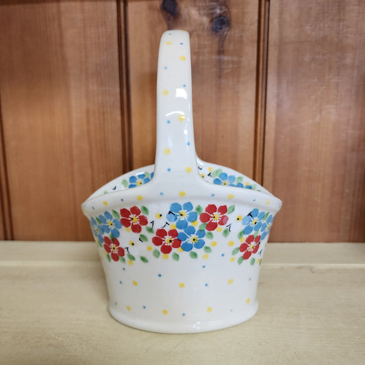 Basket with Handle     2413X ~ Summer Blooms