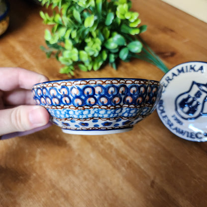 Bowl   Scalloped   4.5" 023-U408C  U4 pf0526 Blue Jacek Chyla