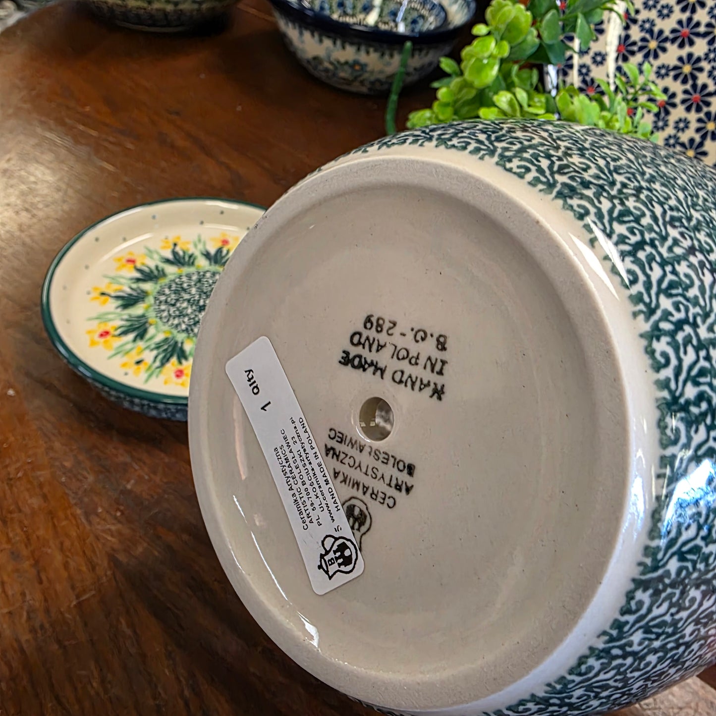 G45 ~ Flower Pot with Drip Plate 6"    G45-2777Q  Daffodil pf0526