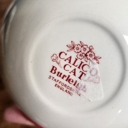Burleigh 2 pc Bowl & Plate Red **NOT Polish Pottery