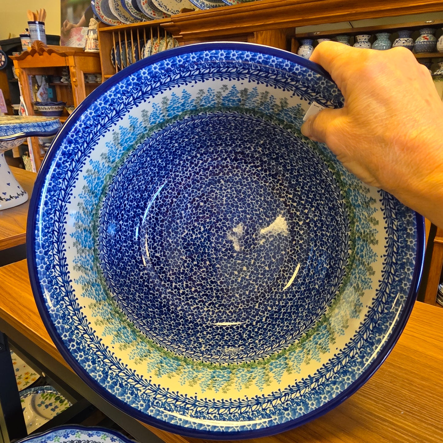 Bowl   Deep Mixing   4 Qt. 113-3279X  Virginia Blue Bells pf0526