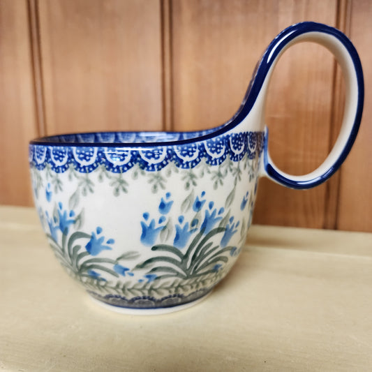 Bowl w/ Loop Handle   16 oz    1432X ~ Blue Bells