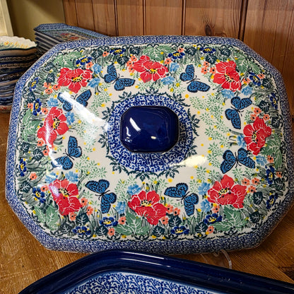 Baker   Covered Casserole   9.5" x 12" 665-U4553  U4 pf0526