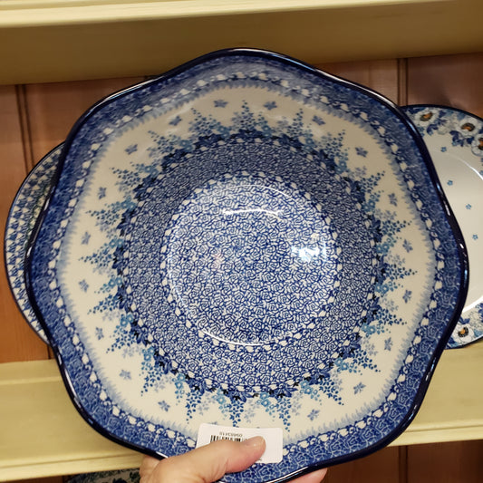 Bowl ~ Wavy Edge ~ Medium ~ 10" 692-3277X  10 cups