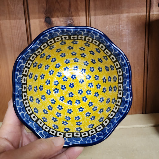 Bowl ~ Wavy Edge ~ 5.75" 0859X ~ Sunburst