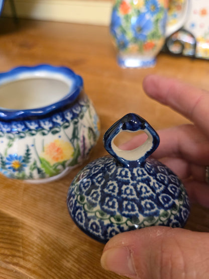 Sugar Bowl with lid / 6oz yellow bird 1125