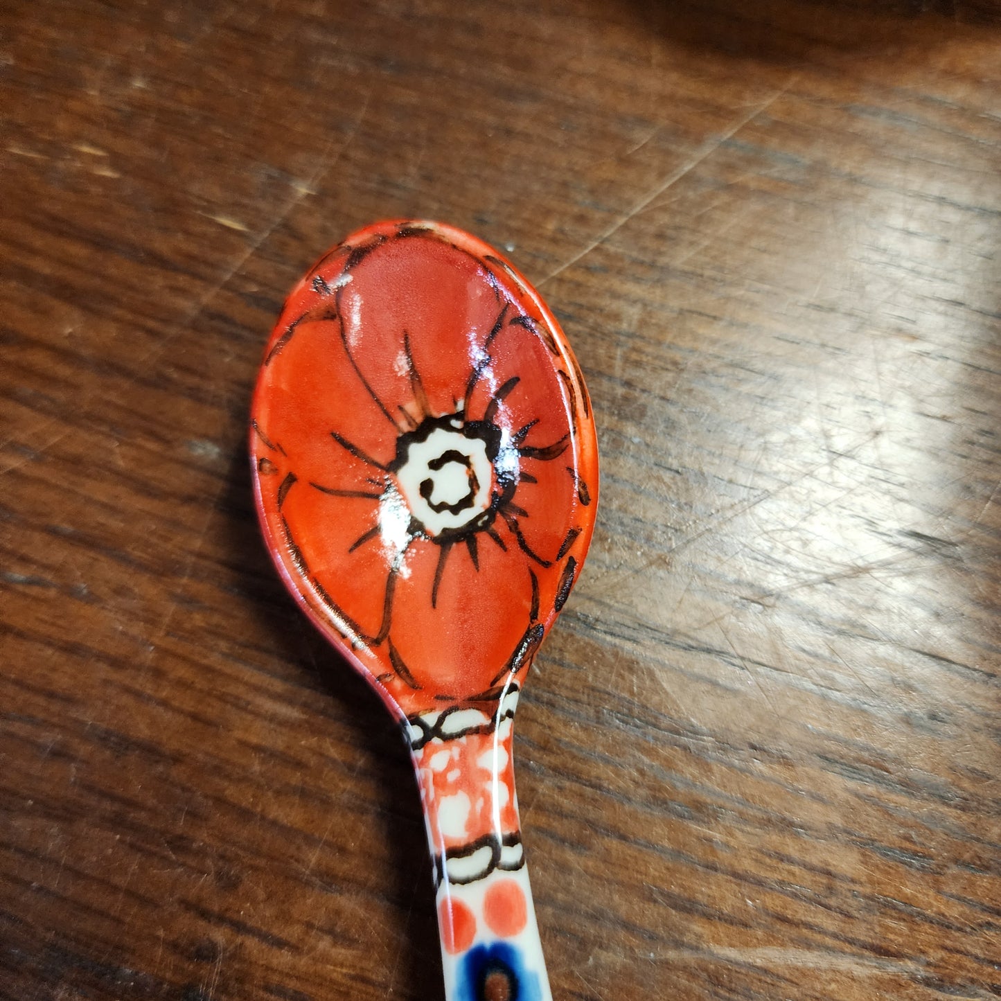 spoon 5" teaspoon U408E Red Chyla