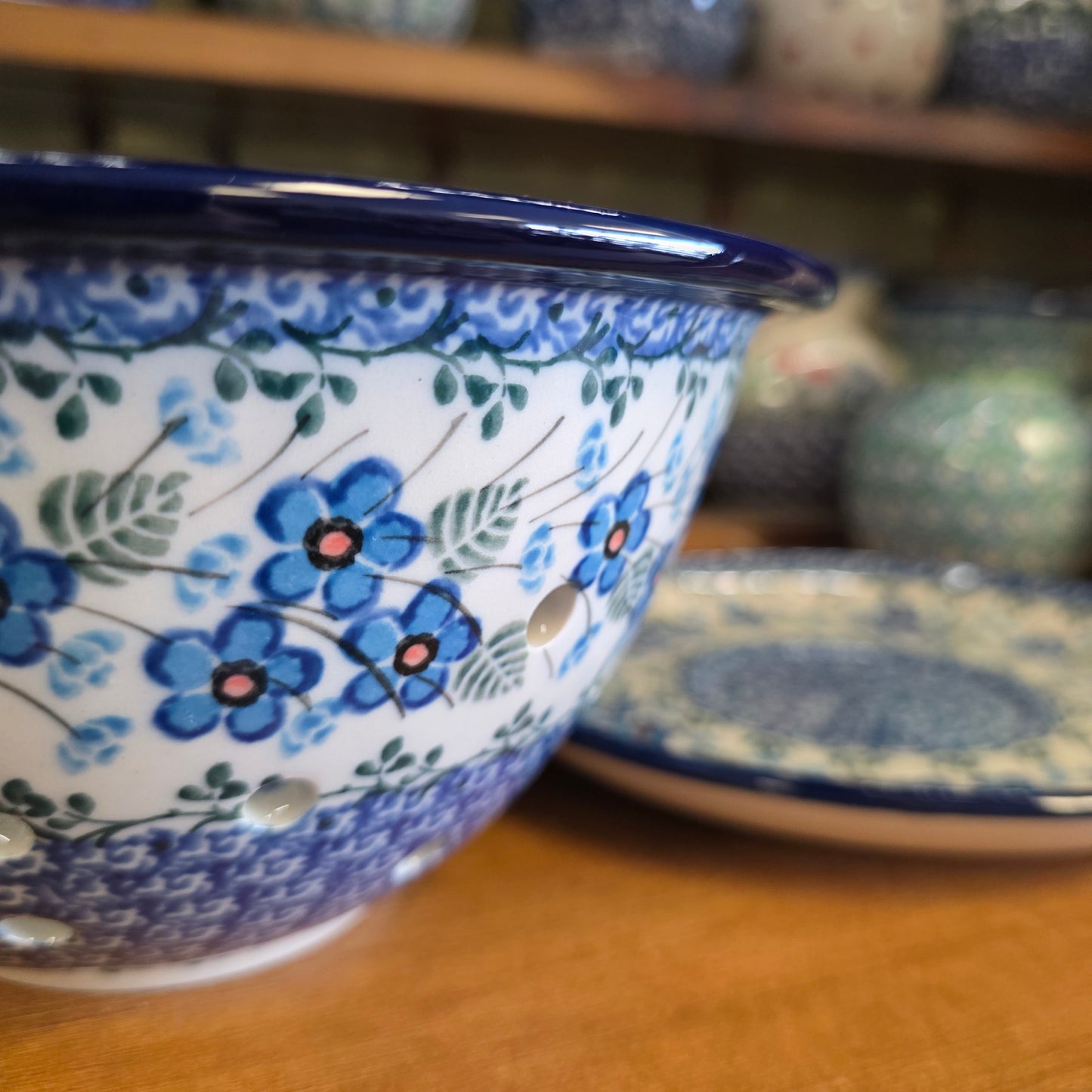 Berry Bowl w/ Saucer   8"W  470-2272X  Parisian Posies pf0526