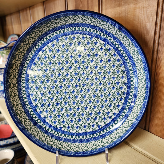 Plate   Rimmed   9"   0585X  ~ Tulip Trellis