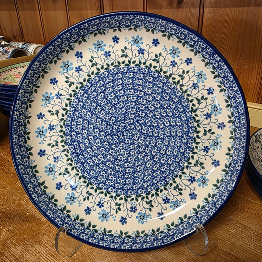 Plate   Rimmed   9" 302-2785X  Georgia Blue pf0526