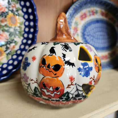 Pumpkin Jack o lantern  5.5" Halloween luminary