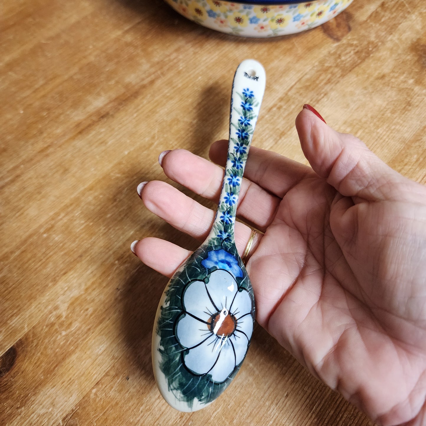 Spoon 8" ~ grey / blue