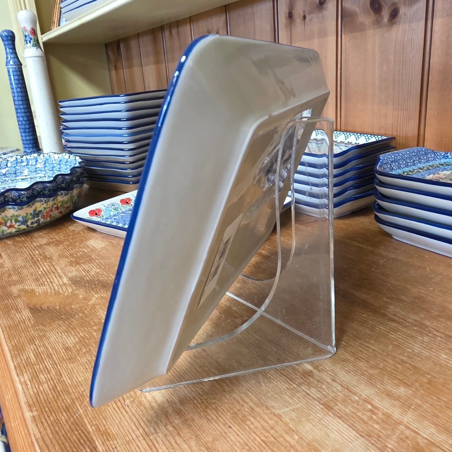 Platter Rectangular 9.5" x7" 111-2903X  Tulip Horizon pf0526