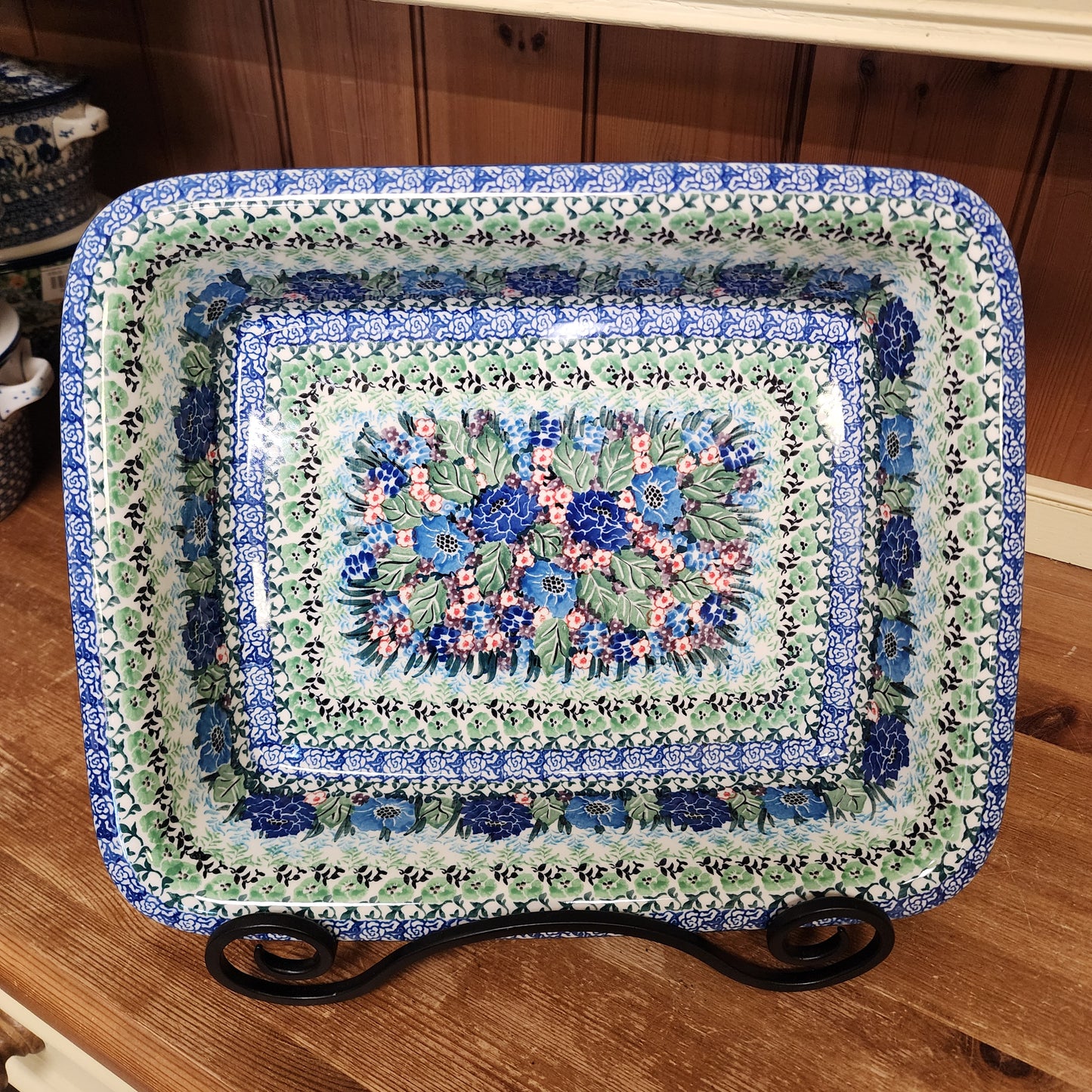 Baker Large  Rectangular w/Rim   Lasagna  11.25" x 13.75" 854-U4572  U4 pf0526 Large Lasagna