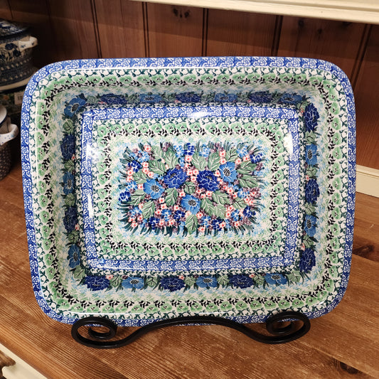 Baker Large  Rectangular w/Rim   Lasagna  11.25" x 13.75" 854-U4572  U4 pf0526 Large Lasagna