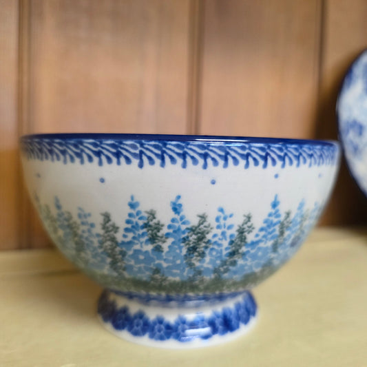 Bowl w/Pedestal   5.25"W  206-3279X  Virginia Blue Bells pf0526