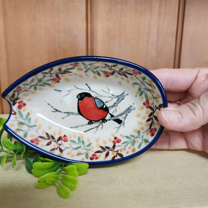 Spoon Rest 5" 381-U49018 red bird M Starzyk