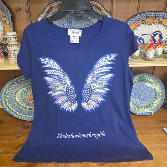 tshirt ~ Ladies Large blue t shirt