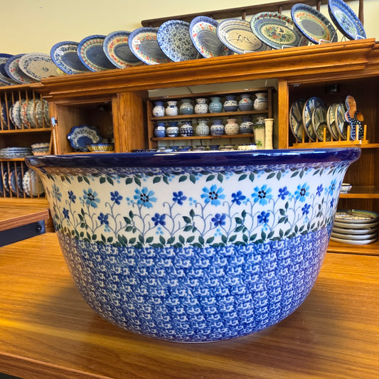 Bowl   Deep Mixing   4 Qt. 113-2785X  Georgia Blue pf0526