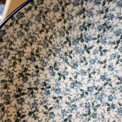 Bowl   Serving   Large    10.5" 2089X ~ Forget Me Knots