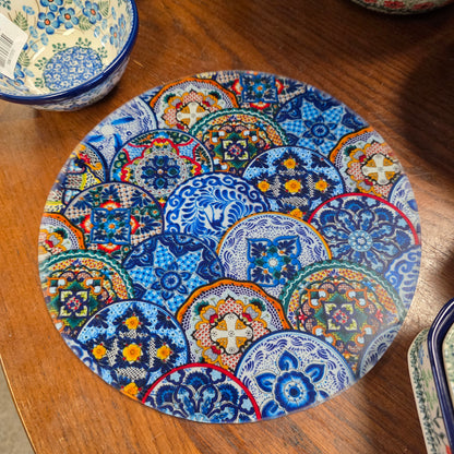 Silicone trivet Fiesta Plates ~ 10" round