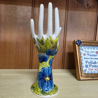 Hand / blue 7" / jewelry stand