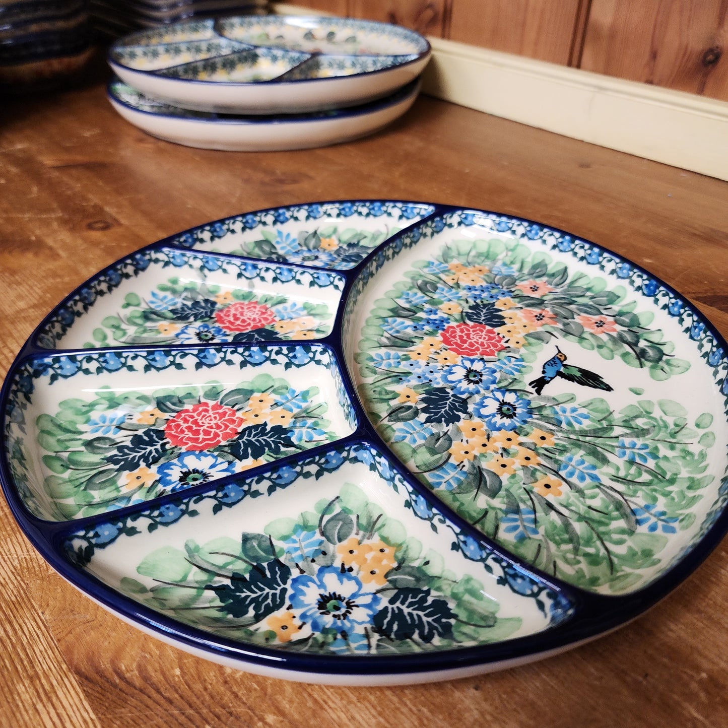 Plate ~ Divided Dish   10"  498-U3271  U4 pf0526