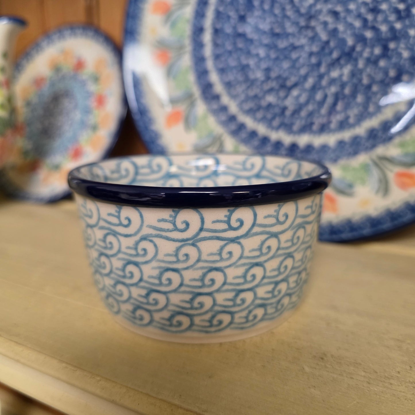 Bowl ~ Ramekin ~ 3.75" 409-2540 Rainbow Fish