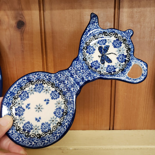 Tea Bag & Cup Holder 764-2009X Dragonfly Spoon Rest