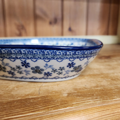 Baker ~ 9" x 10.25" medium serving dish 158-2333X  Blue Horizon