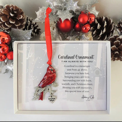 Ornament Cardinal (NOT Polish Pottery) Boxed gift