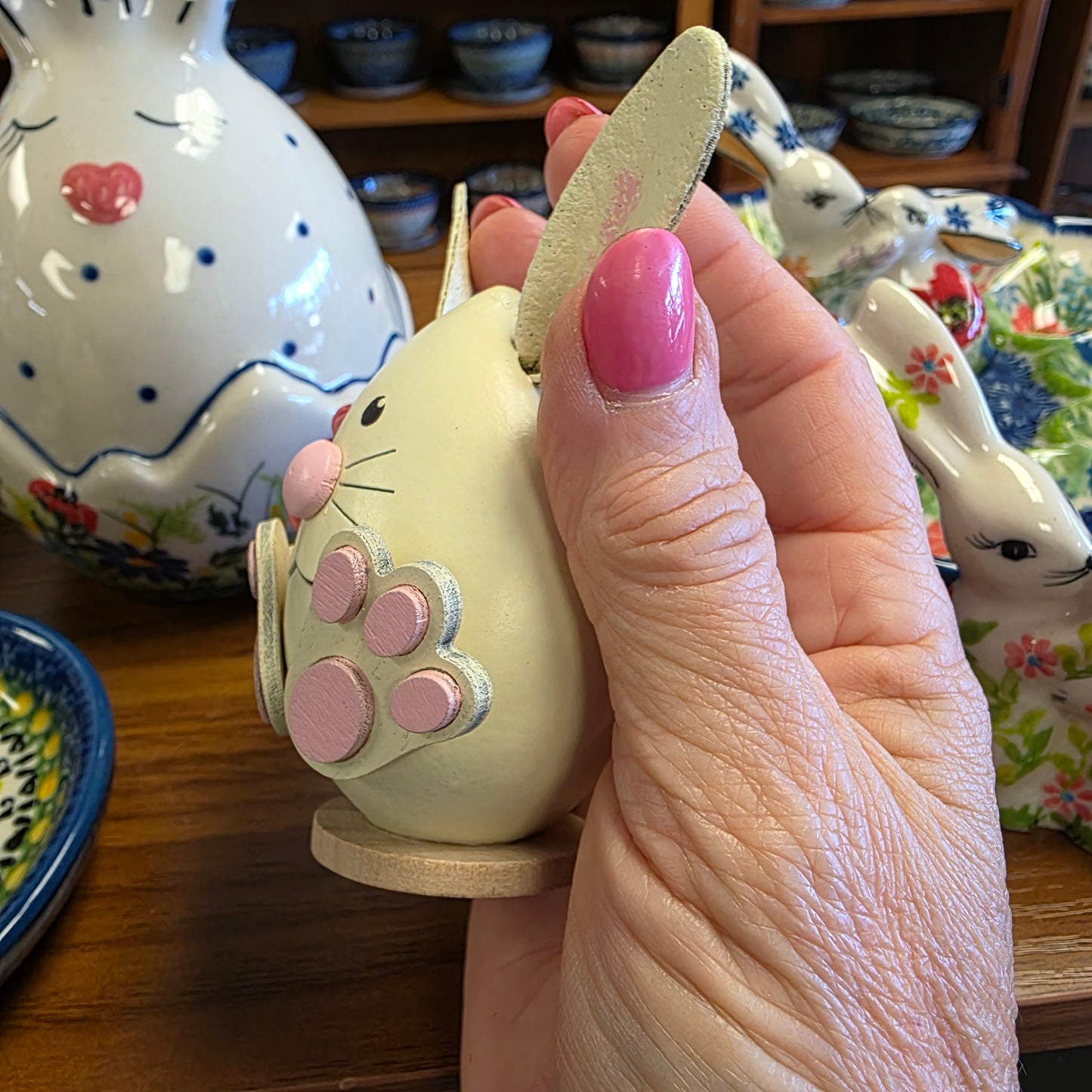 Gourd ~ Stella Bunny Egg 4.5"