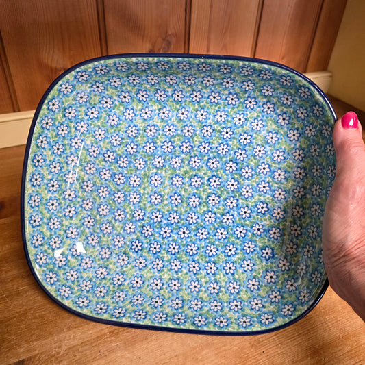 Baker ~ 9" x 10.25" medium serving dish 158-2252X Key Lime