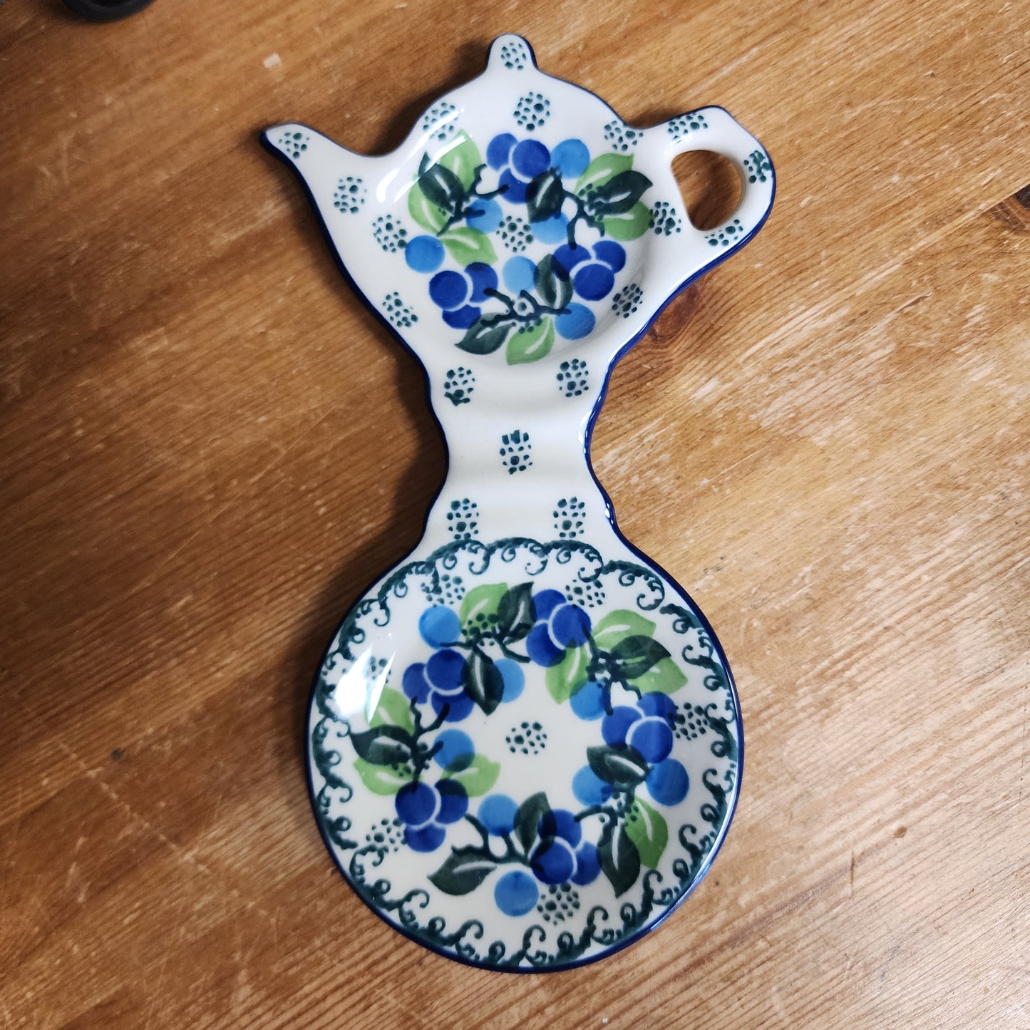 Tea Bag & Cup Holder   764-1416X  Blue Berries pf0526