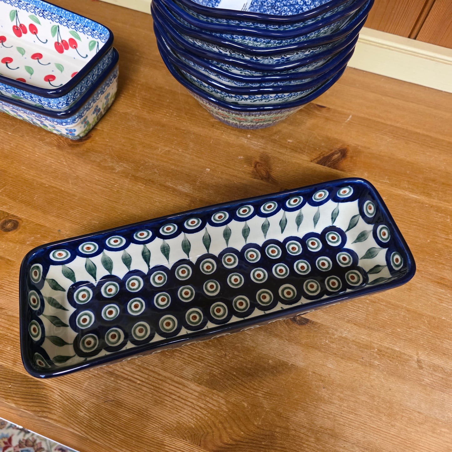 Baker Long Loaf 12" x 4.5" x 3.5"deep  784-0054X  Peacock pf0526