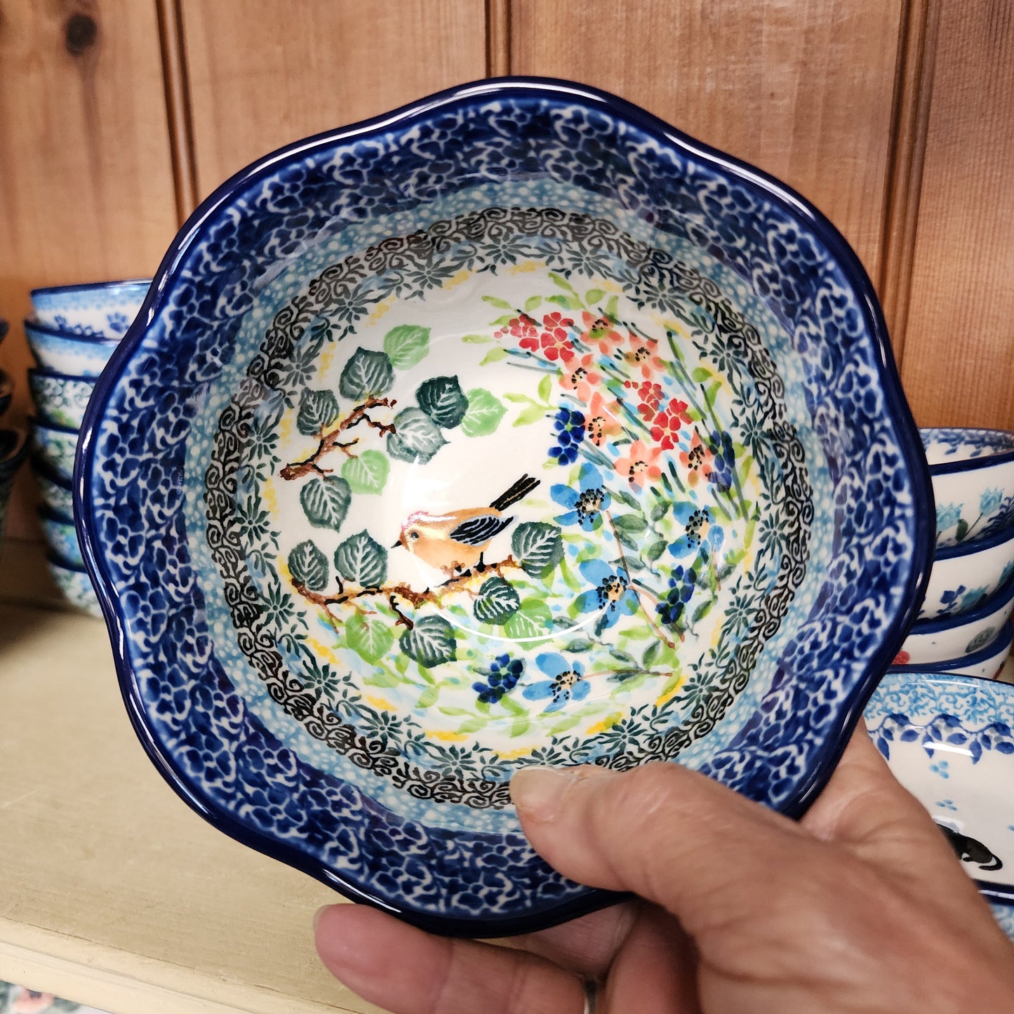 Bowl   Wavy Edge   5.75" A54-U5098  U4 pf0526