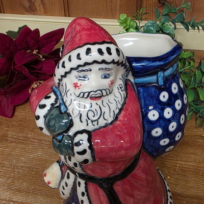 Santa with Bag (dots) 8.5"