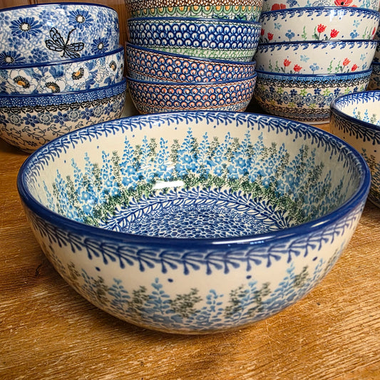 C38 ~ Bowl ~ Soup/Salad ~ 6.25"    C38-3279X  Virginia Blue Bells pf0526