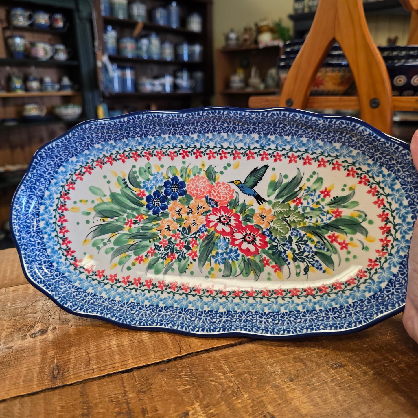 Tray   Scalloped Oval   6.25" x 12.5"   U3356 ~ U4