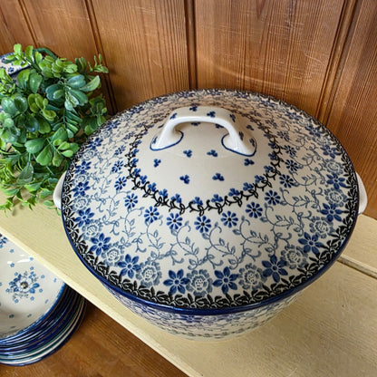 Covered Casserole (2 qt)   278-2158X  Silver Lace pf0526
