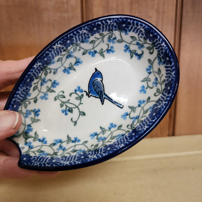 Spoon Rest   3.25"W x 5"L    1932X ~ Song Bird