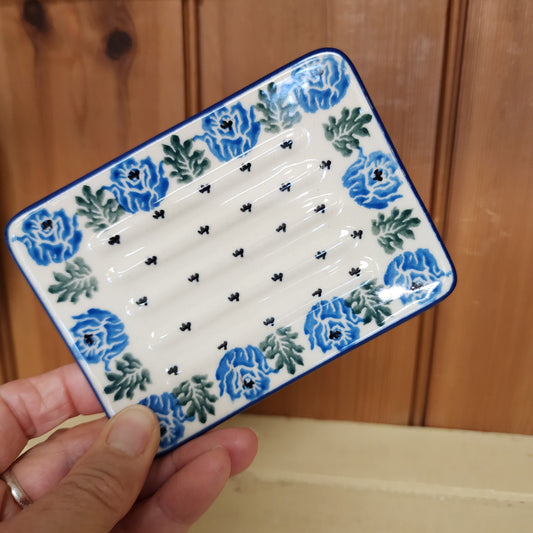 Soap Dish   3.25" x 4.25"    1390X ~ Antique Rose