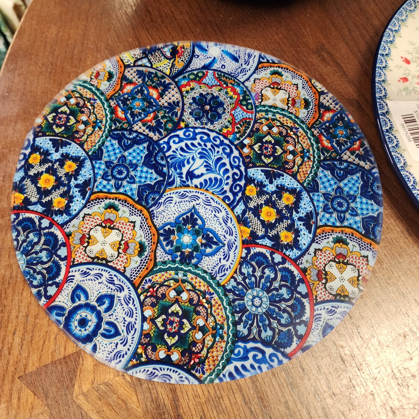 Silicone trivet Fiesta Plates 10" Round #4939