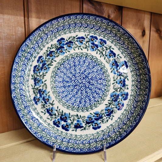 Plate ~ Rimmed ~ 9" 2273X ~ Winter Viola