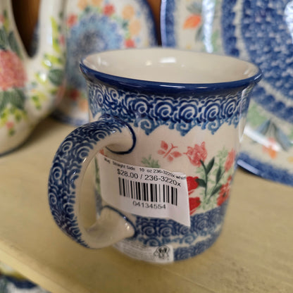 Mug   Straight Side   10  oz 236-3220x whimsical Garden