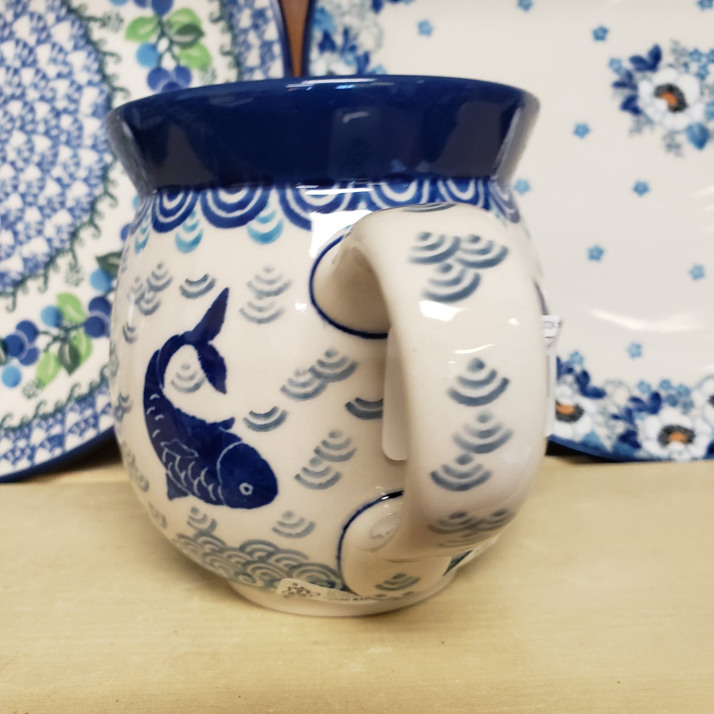 Mug ~ Bubble ~ 16 oz. 073-2372X Blue Koi