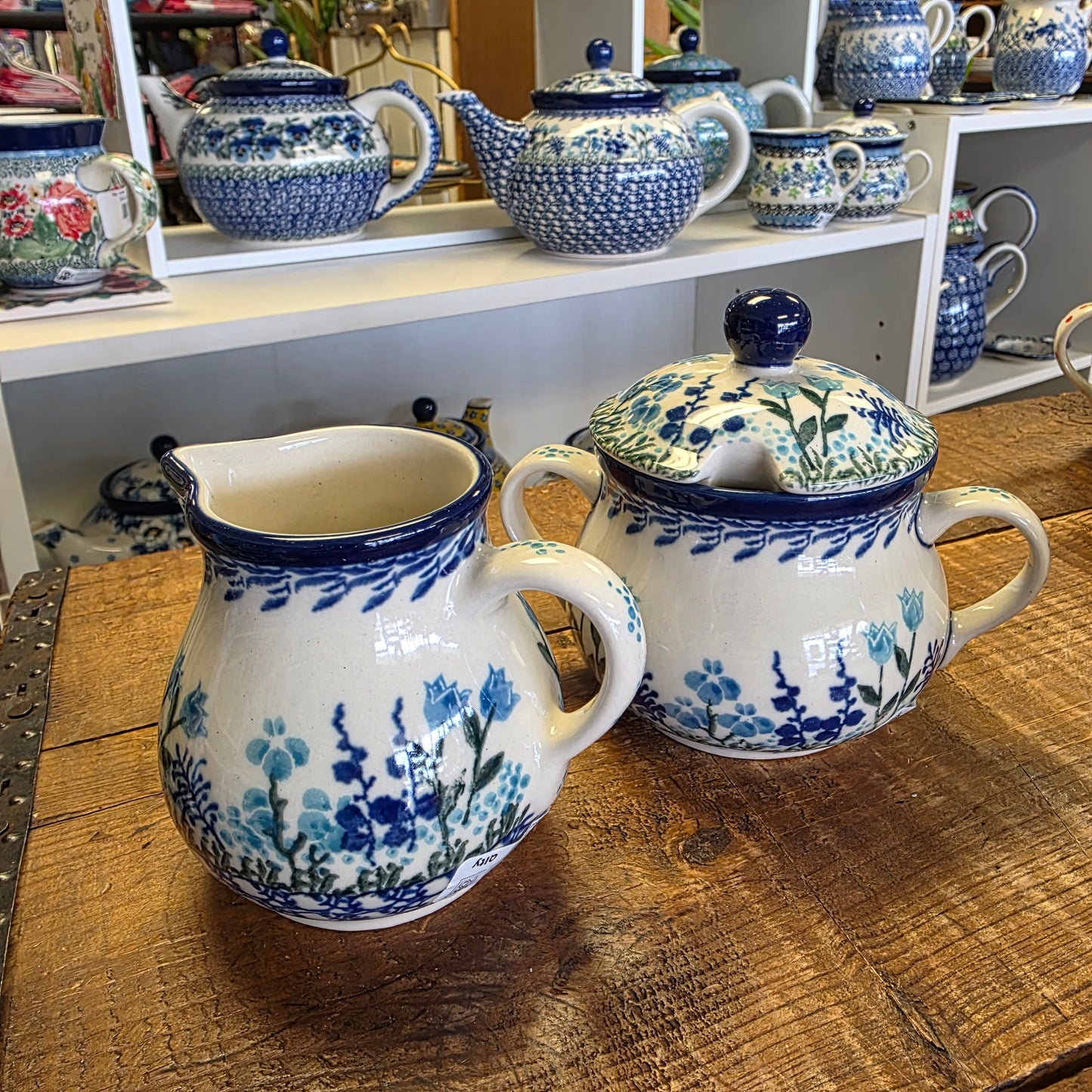 Set ~ Sugar & Creamer 2898x  Little Gems