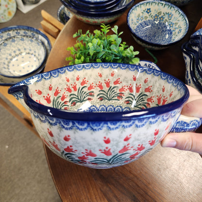 Batter Bowl   36 oz  240-1437X  Crimson Bells pf0526