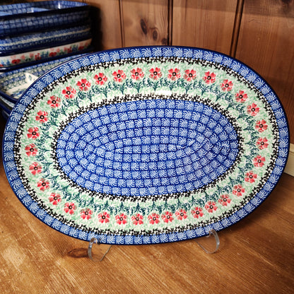 Oval Platter ~ Large 12" x 8.5"    G68-1916X  Maraschino pf0526