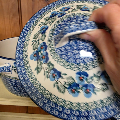 Covered Casserole (2 qt)   278-2273X  Winter Viola pf0526